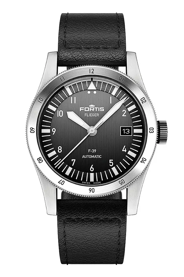 Fortis Flieger F-39 黑色飞行员表带 F4220016