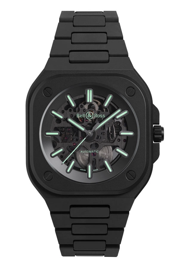 Bell & Ross BR 05 镂空黑伦陶瓷腕表 BR05A-BLM-SKCE/SCE