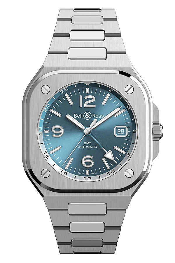 Bell & Ross BR-05 GMT Sky Blue BR05G-PB-ST/SST
