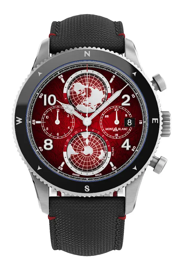 万宝龙 1858 Geosphere 计时码表 0 Oxgen 限量版 290 枚 132303