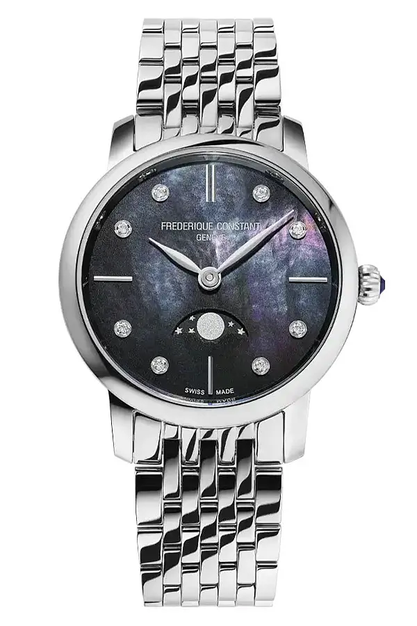 康斯登超薄女装月相腕表 FC-206MPBD1S6B