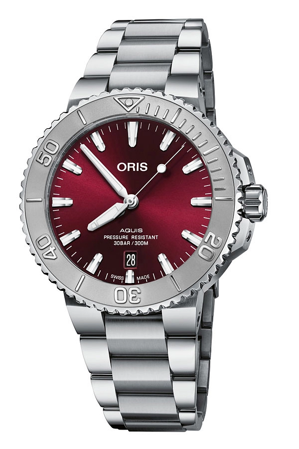 Oris Aquis日期樱桃表 01 733 7766 4158-07 8 22 05PEB