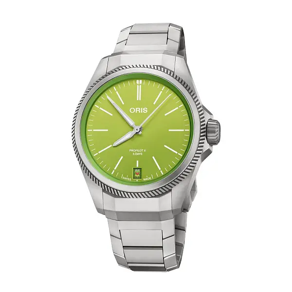 Oris ProPilot X Kermit Edition 01 400 7778 7157-套装