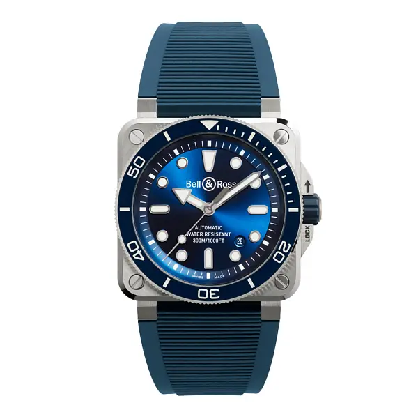 Bell & Ross BR 03 Diver Blue Steel BR03A-D-BLU-ST/SRB