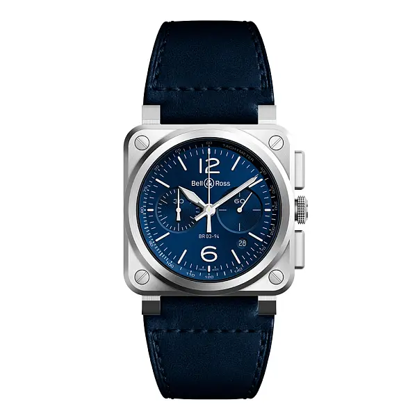 Bell & Ross 蓝钢腕表 BR0394-BLU-ST/SCA