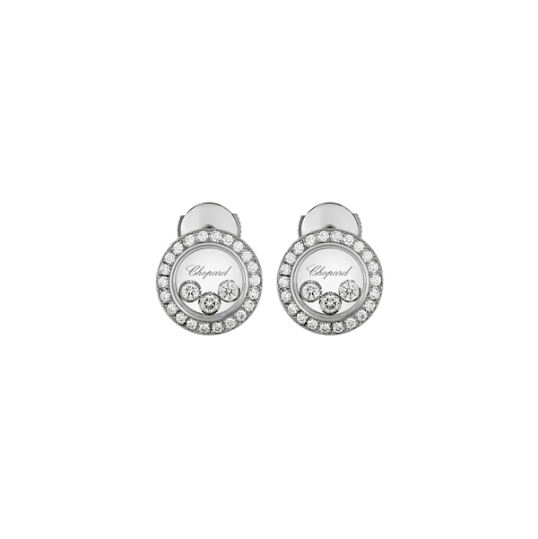 萧邦 Happy Diamonds 83A018-1201 黄金耳环
