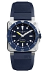 Bell & Ross 蓝色潜水腕表 BR0392-D-BU-ST/SRB