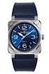 Bell & Ross BR 03 蓝钢腕表 BR03A-BLU-ST/SCA