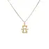 锆石泰迪熊金吊坠