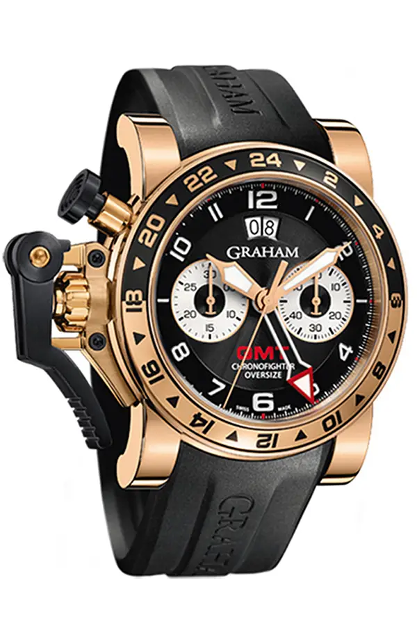 格雷厄姆 Chronofighter 超大号 GMT 黑色腕表 20VGR.B21A