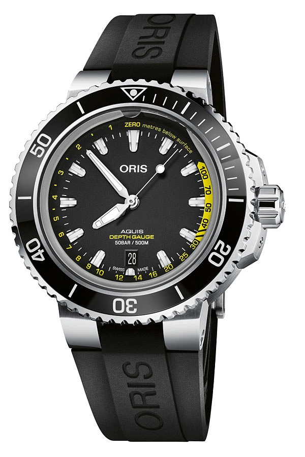 Oris Aquis 深度计 01 733 7755 4154-Set RS