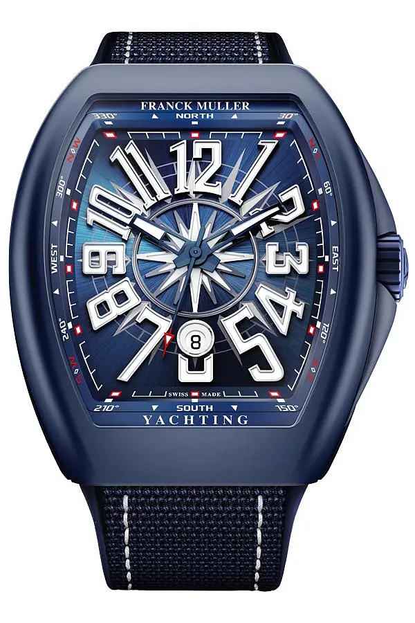 Franck Muller Vanguard Yachting Ceramic V 45 SC DT YACHT CR BL