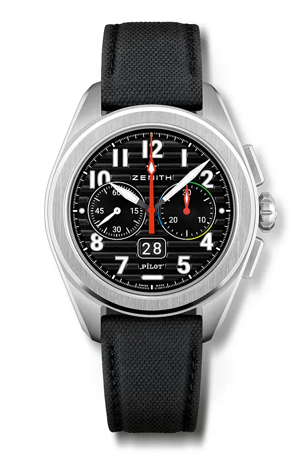 真力时飞行员大日期飞返腕表 03.4000.3652/21.I001