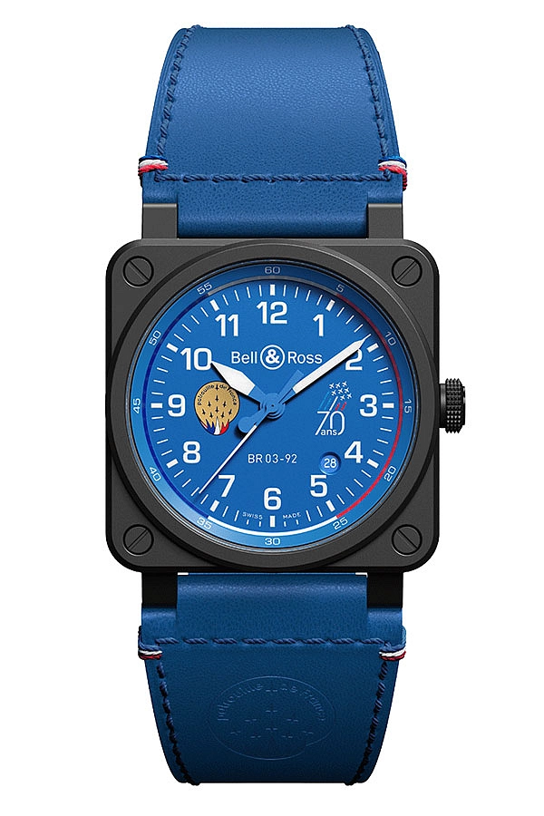 Bell & Ross BR 03-92 Patrouille de France 70 周年纪念编号 BR0392-PAF7-CE/SCA