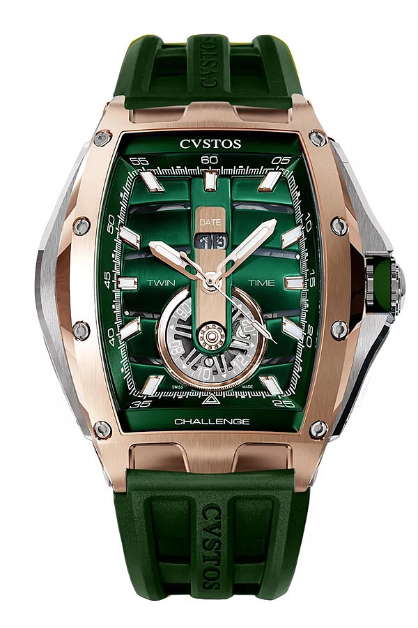 CVSTOS Challenge 双时区 5N 红金绿色表盘 A01108.4127001