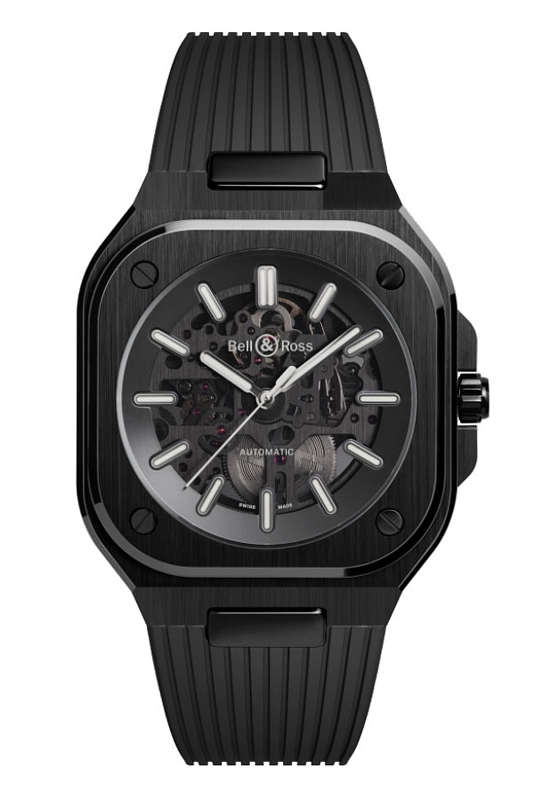 Bell & Ross BR 05 镂空黑色陶瓷腕表 BR05A-BL-SK-CE/SRB