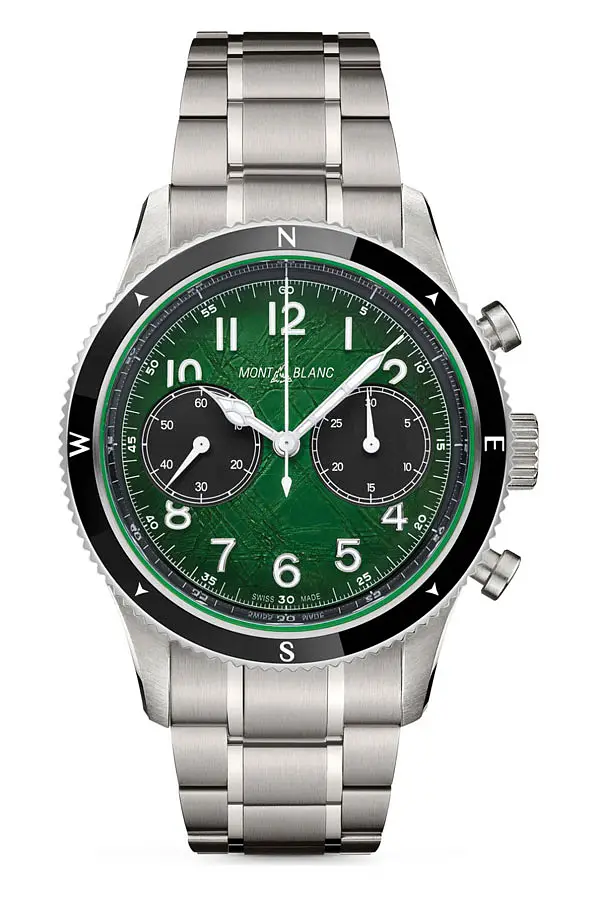 万宝龙 1858 自动计时码表 0 氧 133298