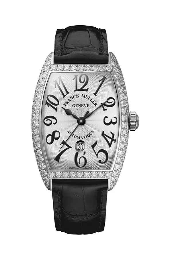 Franck Muller Cintrée Curvex Steel 7500 SC AT DT FO VA D