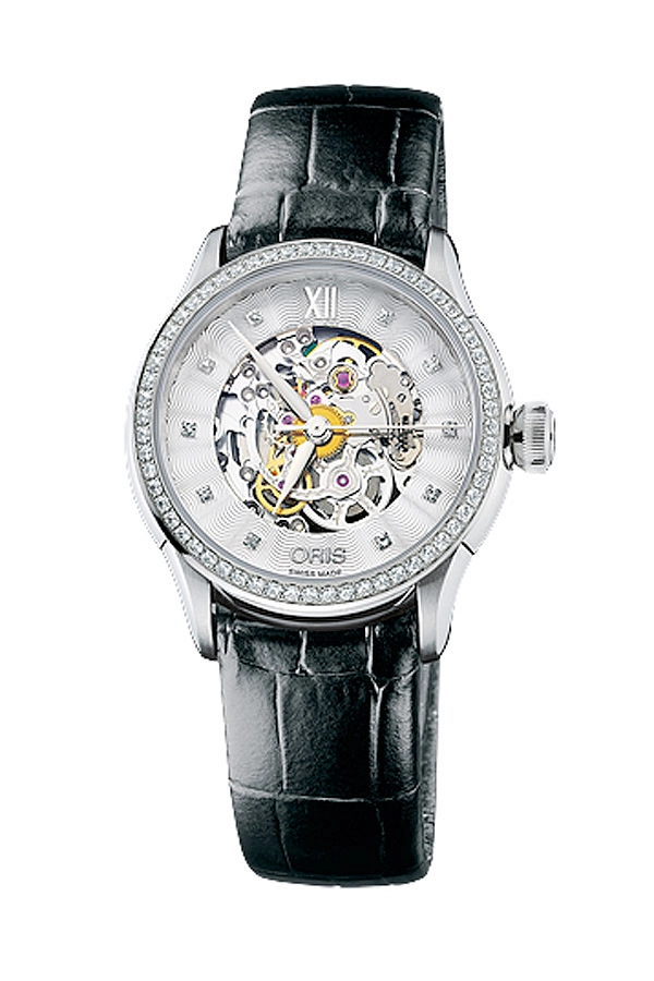 Oris Artelier镂空钻石腕表 01 560 7604 4919-07 5 16 60FC