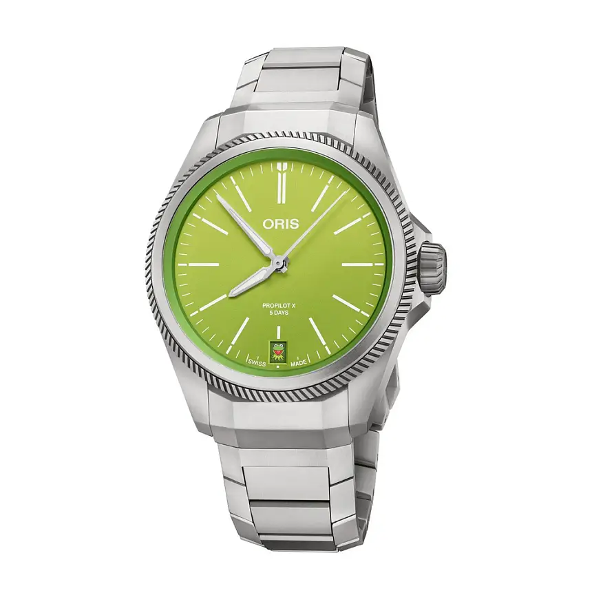 Oris ProPilot X Kermit Edition 01 400 7778 7157-套装