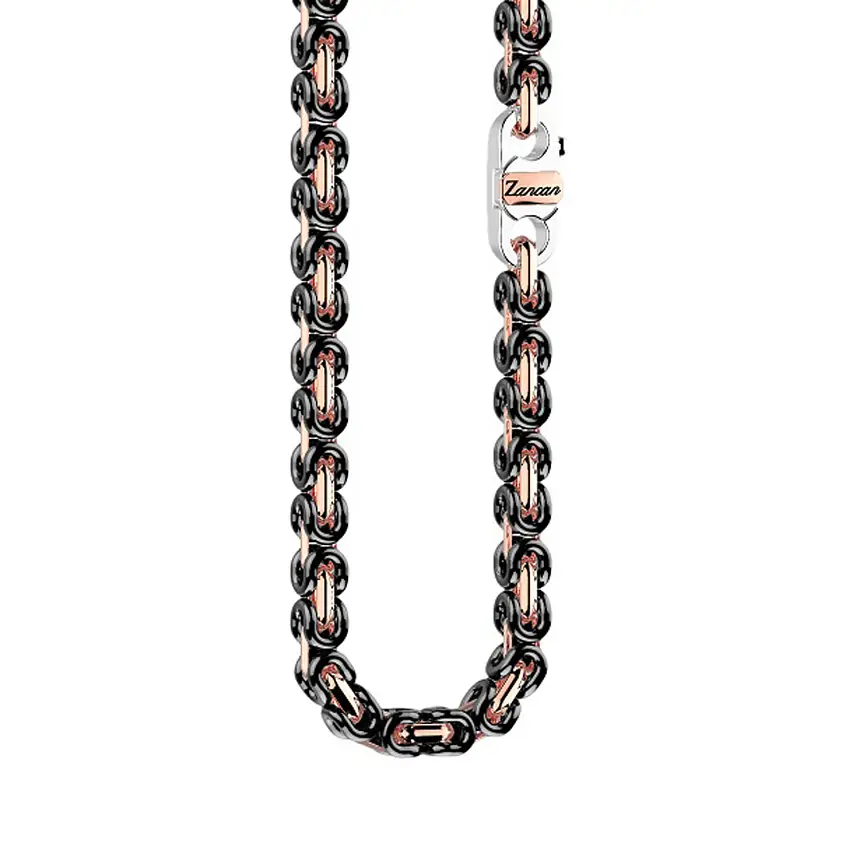 Zancan Ceramikgold 18K 黄金项链 KC074R-N-60