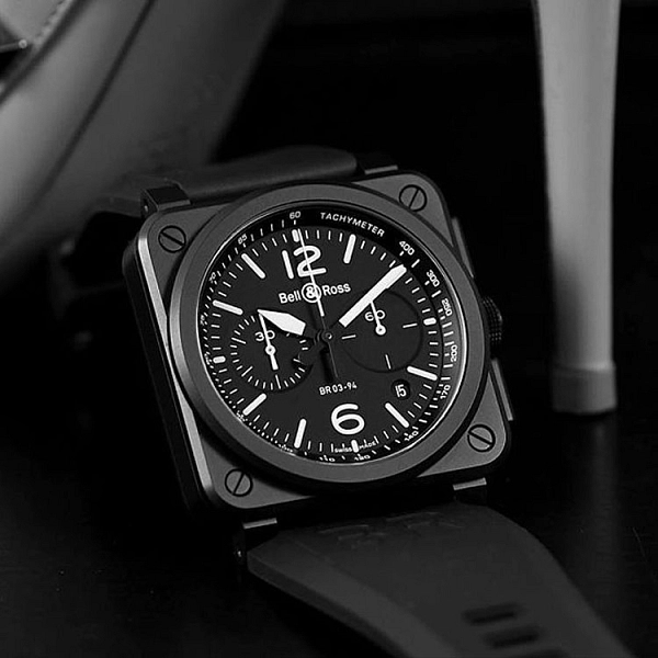 Bell & Ross 黑色哑光 BR0394-BL-CE