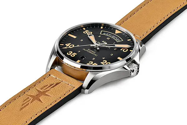 汉米尔顿卡其色航空日历自动腕表 H64645531