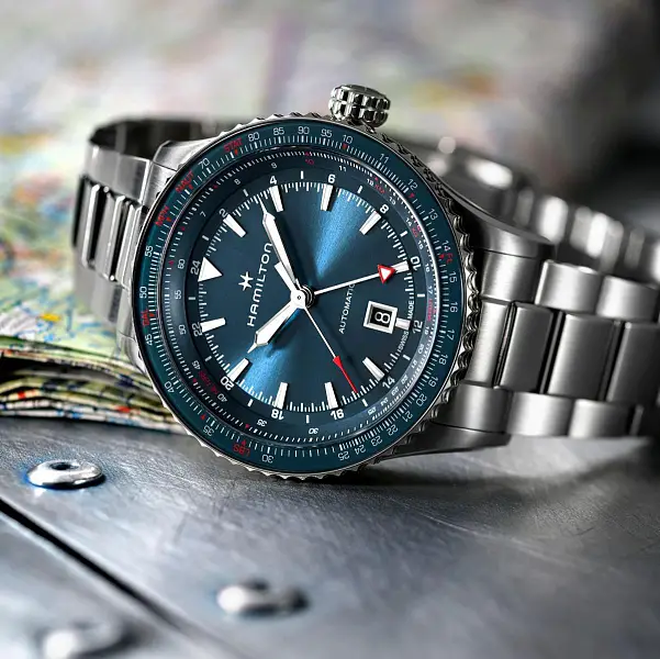 Hamilton Khaki Aviation Cpnverter Auto GMT H76715140