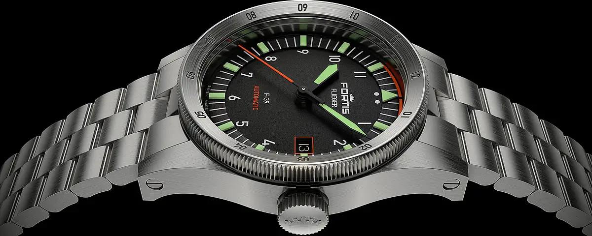 Forits Flieger F-39 Automtic on Block 手镯 F4220005