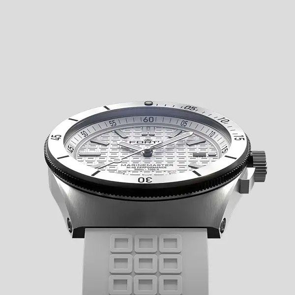 Fortis Marinemaster M-40 雪白色地平线表带 F8120009