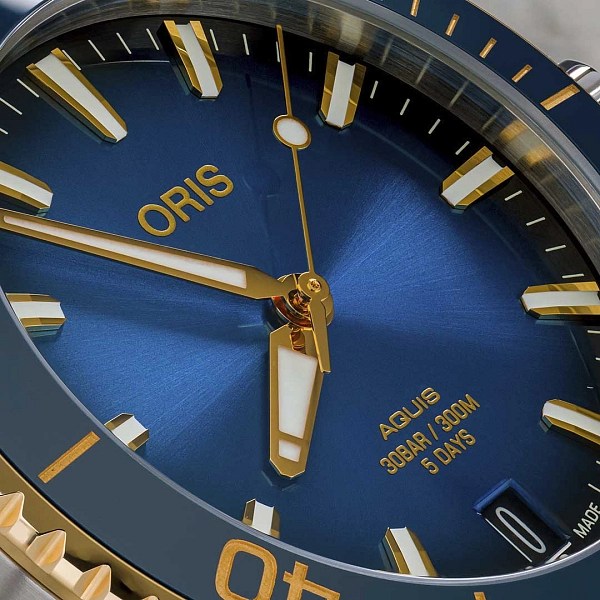 Oris Aquis Date Caliber 400 01 400 7769 6355-07 8 22 09PEB