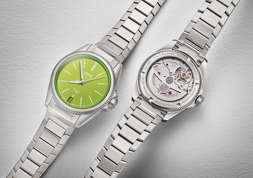 Oris ProPilot X Kermit Edition 01 400 7778 7157-套装