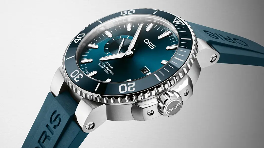 Oris Aquis 小型秒针腕表 01 743 7733 4155-07 4 24 69EB