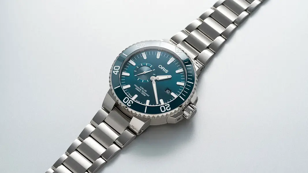 Oris Aquis 小型秒针腕表 01 743 7733 4155-07 4 24 69EB