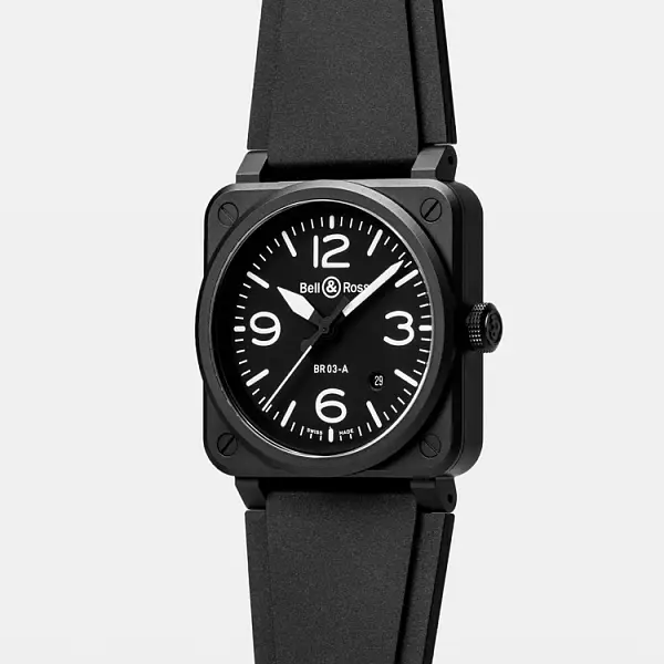 Bell & Ross BR 03 Black Matte BR03A-BL-CE/SRB