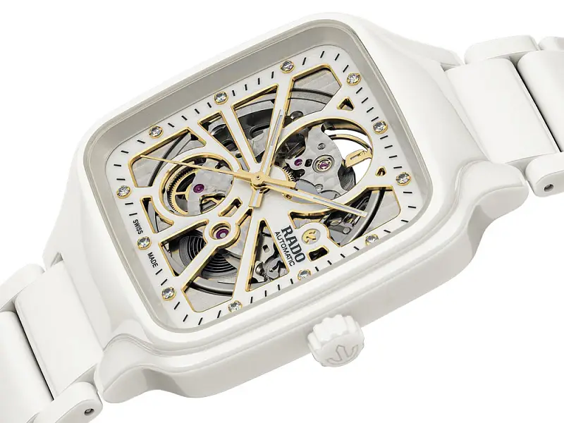 雷达 True Square 自动镂空心形腕表 R27073702