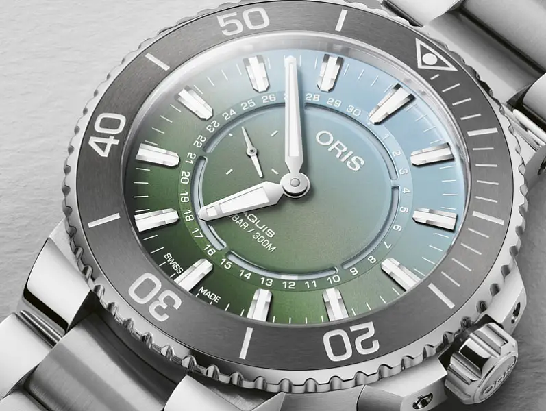 Oris Aquis Dat Watt限量表II 01 743 7734 4197-套装