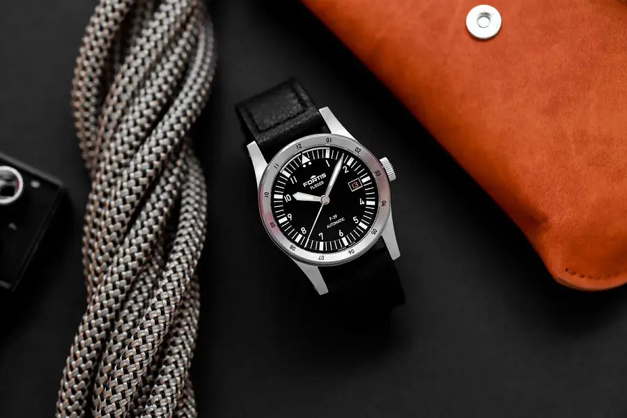 Fortis Flieger F-39 黑色飞行员表带 F4220016