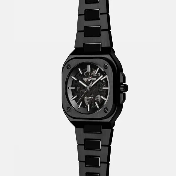 Bell & Ross BR 05 镂空黑色陶瓷腕表 BR05A-BL-SK-CE/SCE