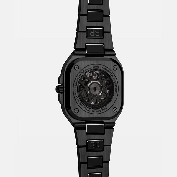 Bell & Ross BR 05 镂空黑色陶瓷腕表 BR05A-BL-SK-CE/SCE