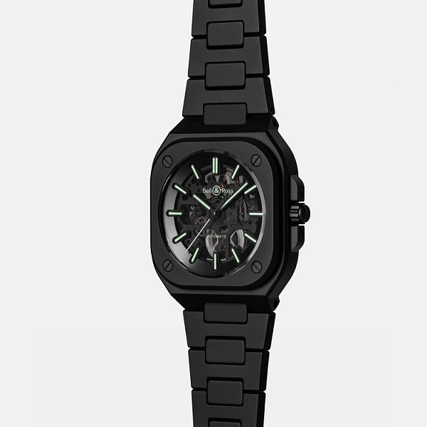 Bell & Ross BR 05 镂空黑伦陶瓷腕表 BR05A-BLM-SKCE/SCE