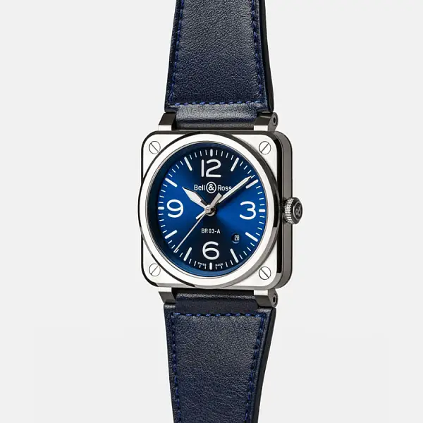 Bell & Ross BR 03 蓝钢腕表 BR03A-BLU-ST/SCA