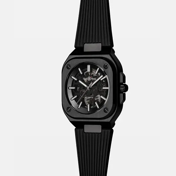 Bell & Ross BR 05 镂空黑色陶瓷腕表 BR05A-BL-SK-CE/SRB