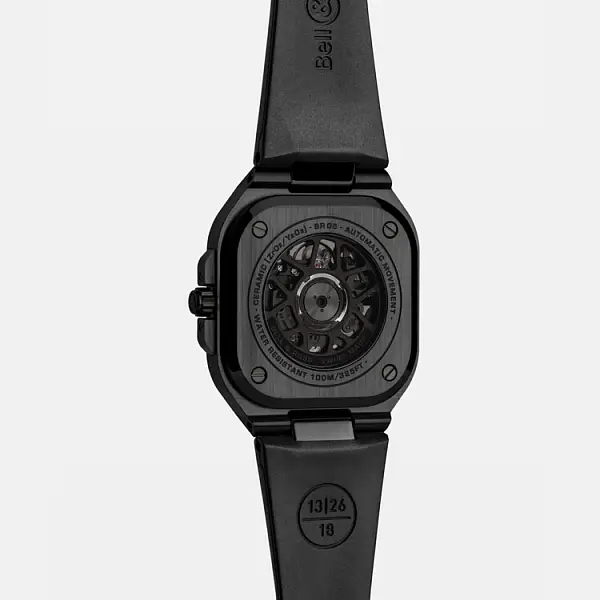 Bell & Ross BR 05 镂空黑色陶瓷腕表 BR05A-BL-SK-CE/SRB
