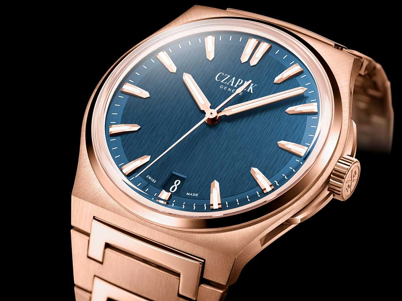 Cap Antarctique Moun Erebus 深蓝全玫瑰金 5N 1540-P/S