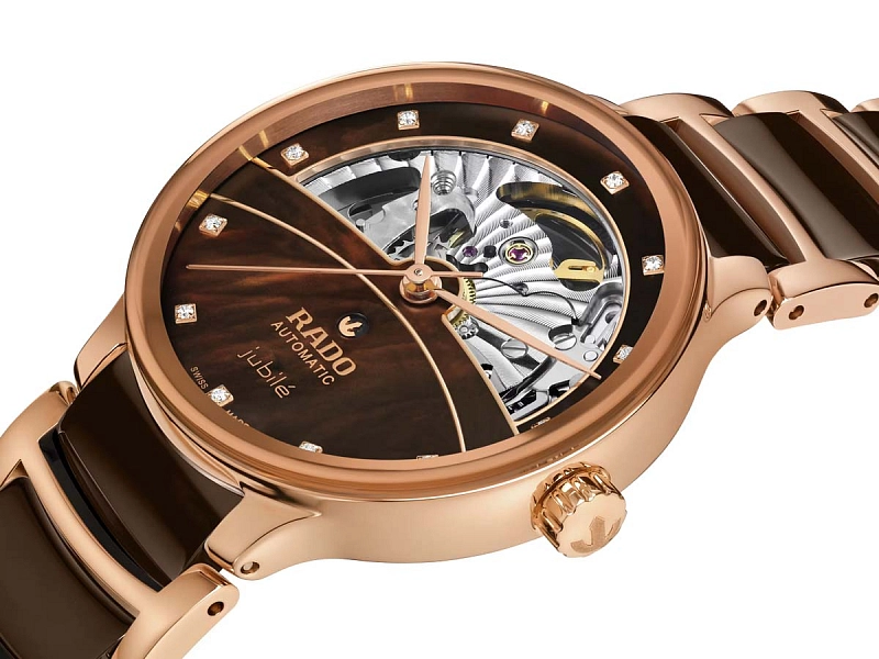 Rado Centrix 自动钻石镂空心形腕表 R30029902