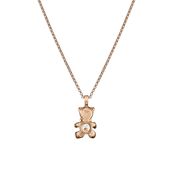 萧邦 Happy Diamonds Teddy Bear 79A188-5001 黄金吊坠