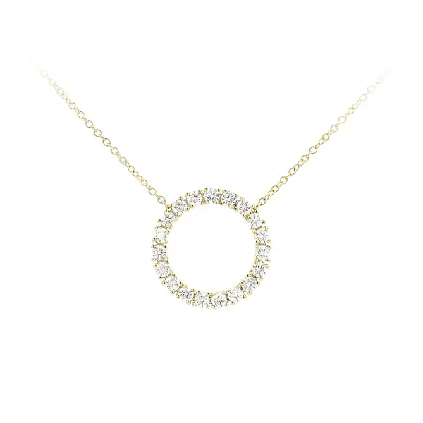 无尽闪耀钻石金项链