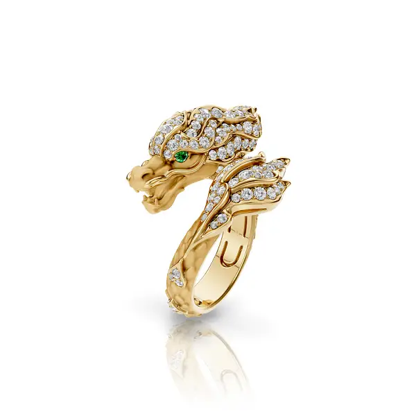 新上海 Carrera Y Carrera Maxi Pave 戒指
