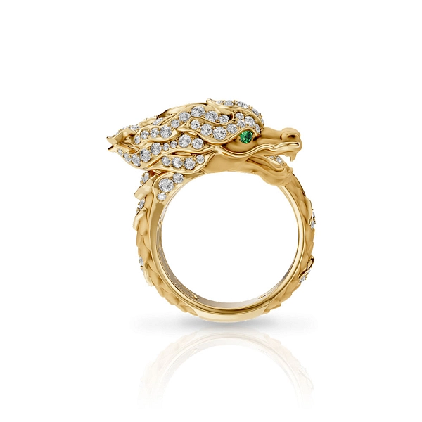 新上海 Carrera Y Carrera Maxi Pave 戒指